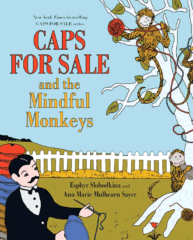 Book Cover Caps for Sale and the Mindful Monkeys