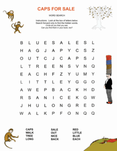 Kindergarten Word Search