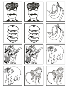 Circus matching game