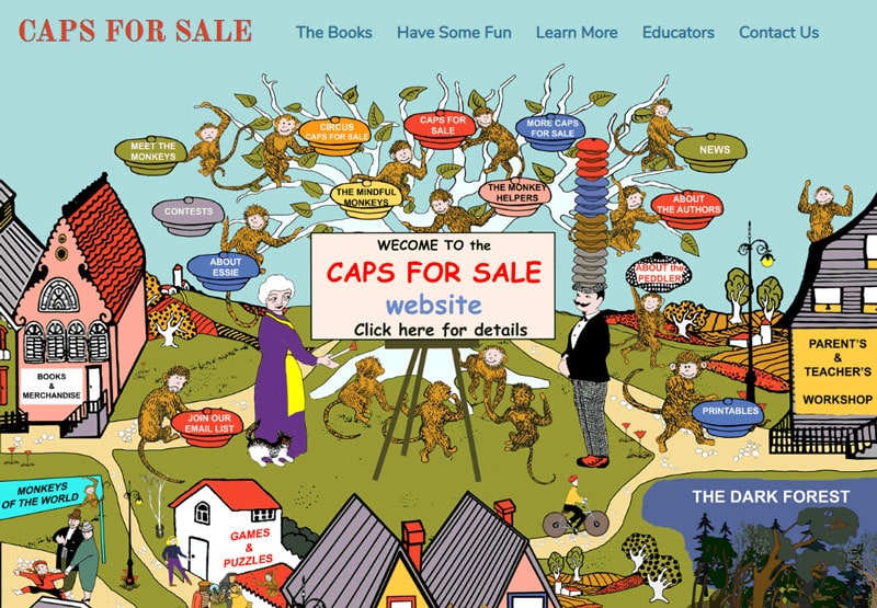 Caps for Sale Home Page